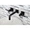 Kingston Brass KS6125DL Two-Handle Wall Mount Bathroom Faucet, Oil Rubbed Bronze KS6125DL - alternate 5